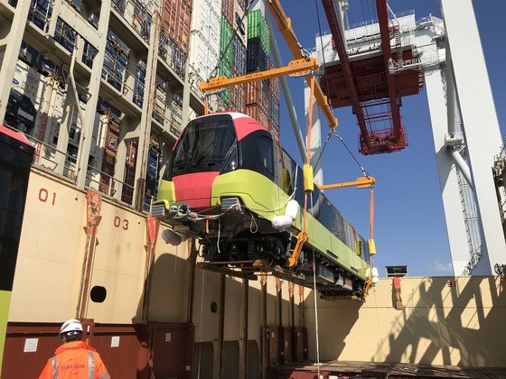 Alstom puts exceptional logistics in place to deliver its metros for Hanoi Metro Line 3